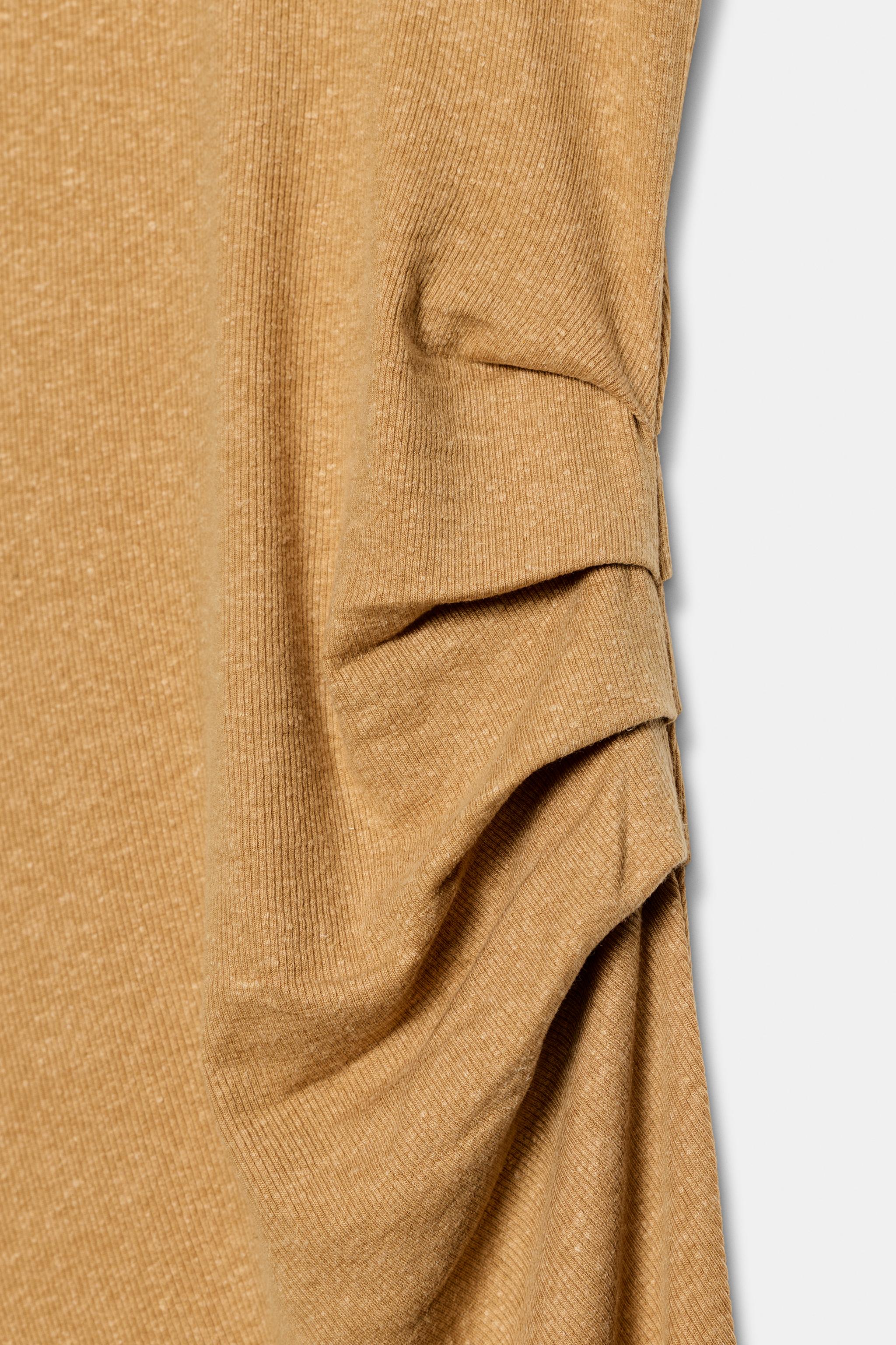 ROBE MI-LONGUE DRAPÉE